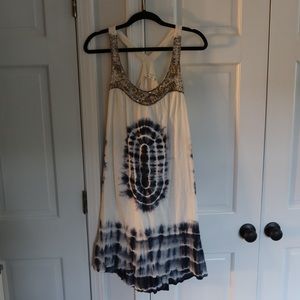 Chelsea & Violet Tie Dye Beaded Dress